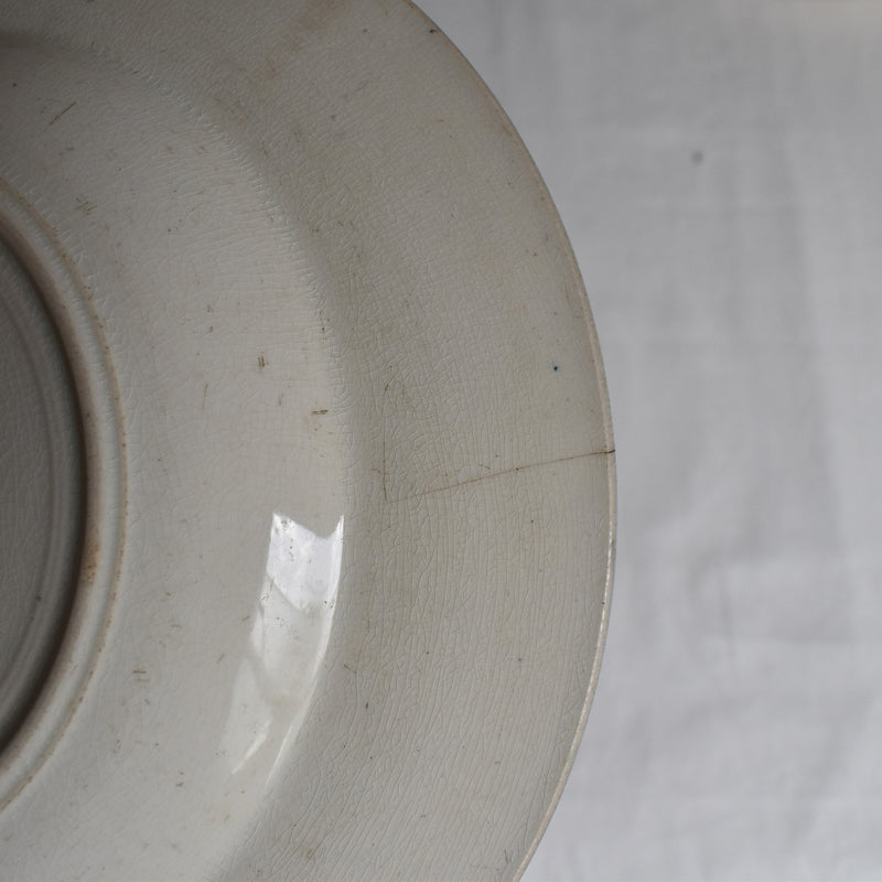 Antique Deep Plate, K&G Luneville, Tulipes C