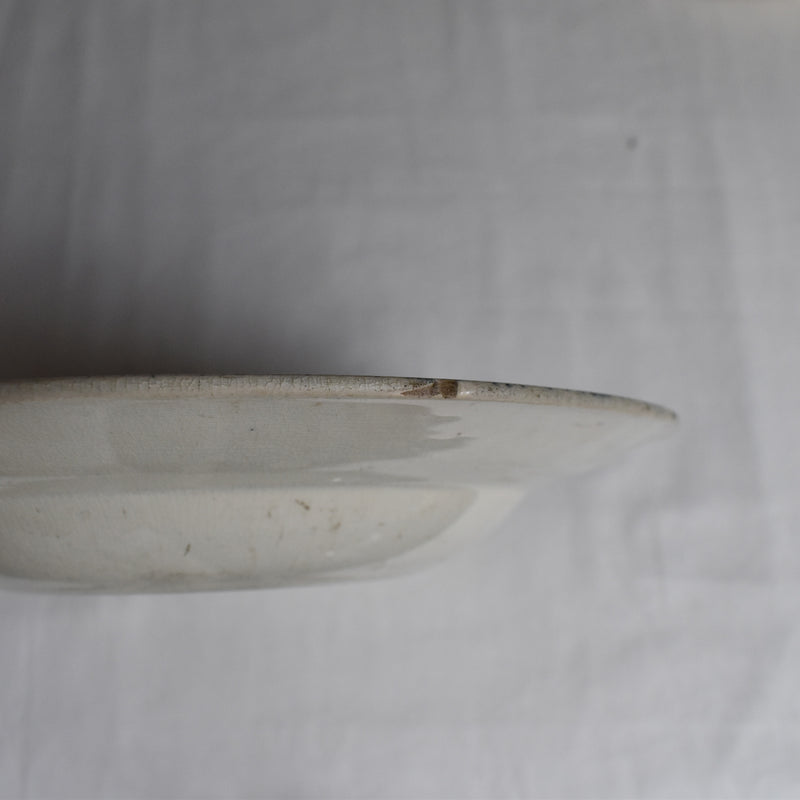 Antique Deep Plate, K&G Luneville, Tulipes C