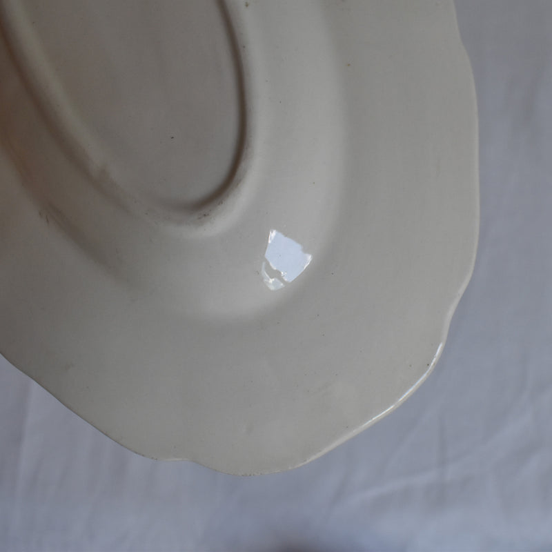 Antique Raviere Sarreguemines Scalloped Edge B