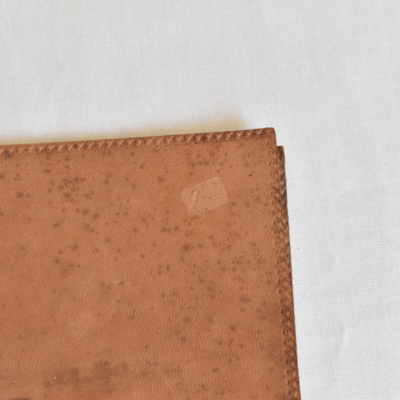 Antique Leather Book Cover
