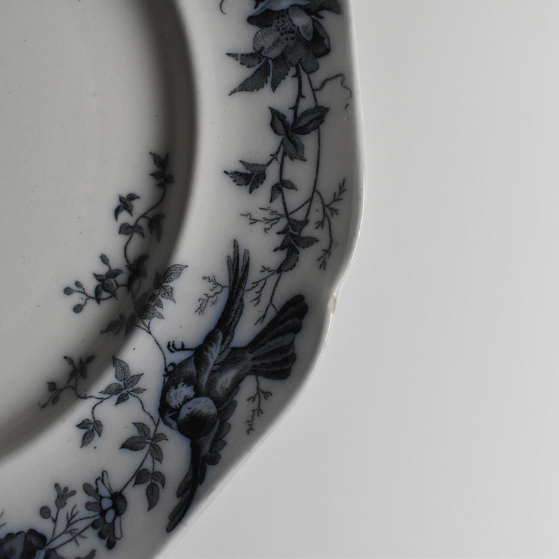 Antique Plate BWM&Co (E.Bourgeois) Indiana B