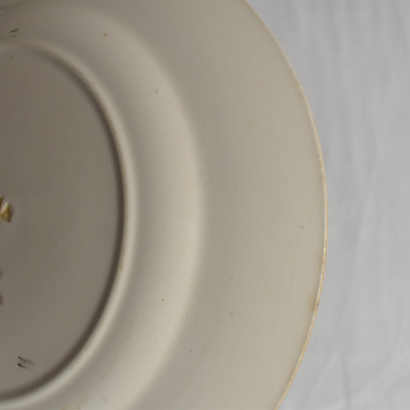 Antique Dessert Plate Sarreguemines Messidor I