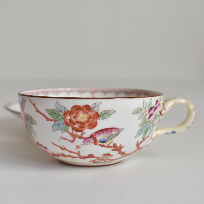 Antique Cup & Saucer Sarreguemines Minton 252 F
