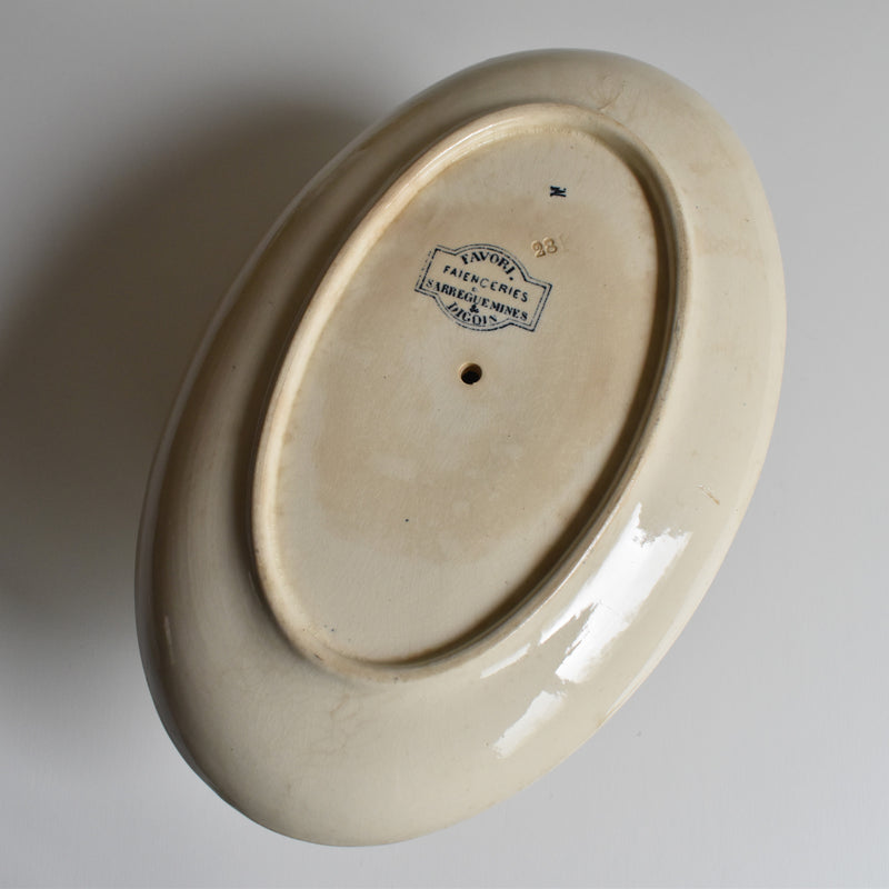 Antique Sauce Boat Digoin & Sarreguemines Favori