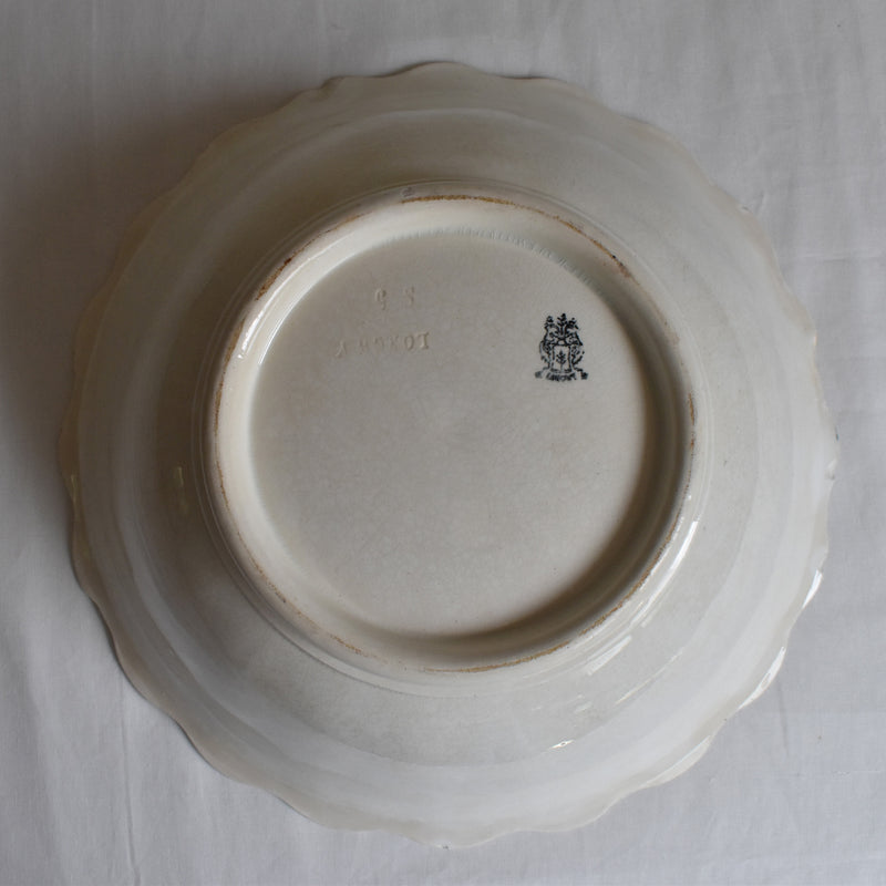 Antique salad bowl, Longwy