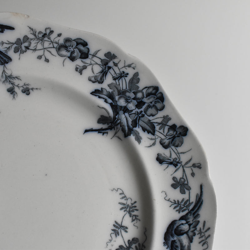 Antique Plate BWM&Co (E.Bourgeois) Indiana B