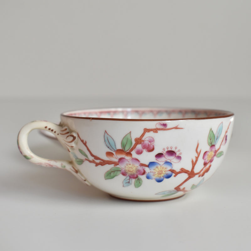Antique Cup & Saucer Sarreguemines Minton 252 F