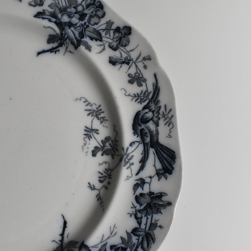 Antique Plate BWM&Co (E.Bourgeois) Indiana B