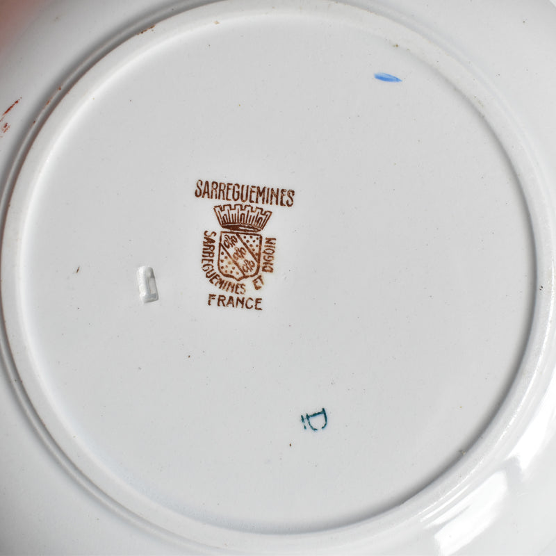 Antique Saucer Sarreguemines Kyoto C