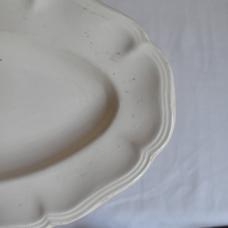 Antique Raviere Sarreguemines Scalloped Edge B