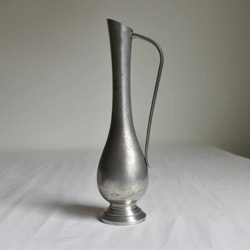Vintage pewter vase