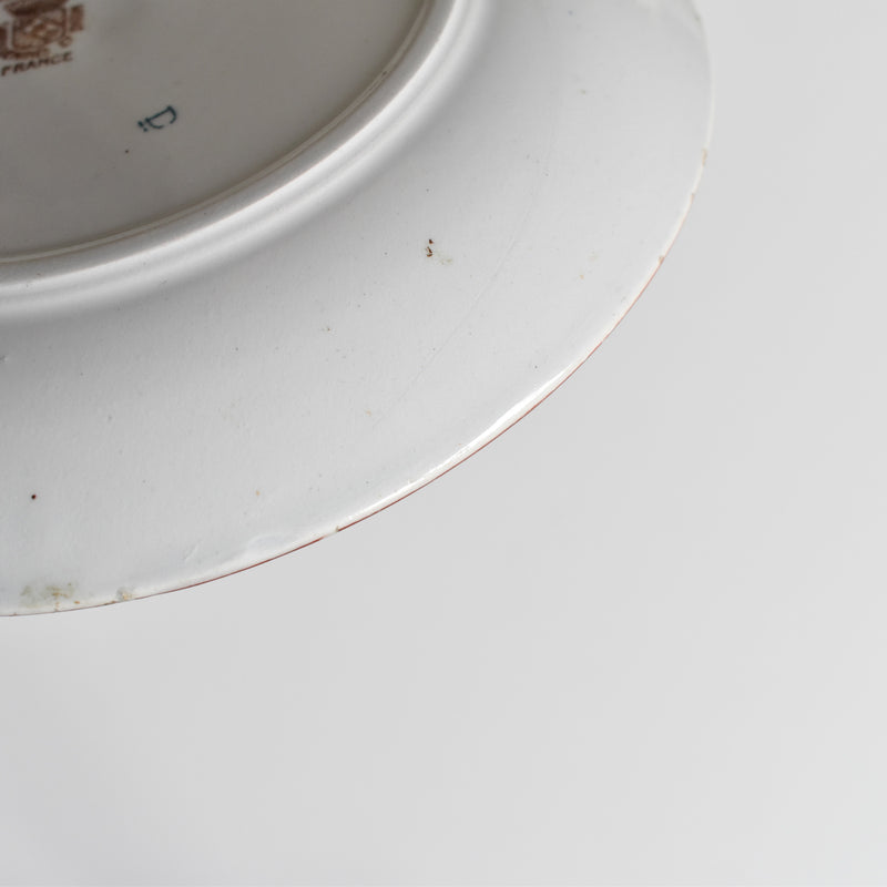 Antique Saucer Sarreguemines Kyoto C