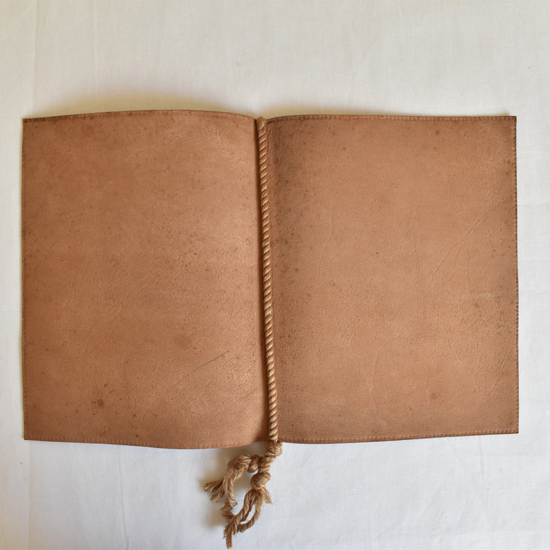 Antique Leather Book Cover