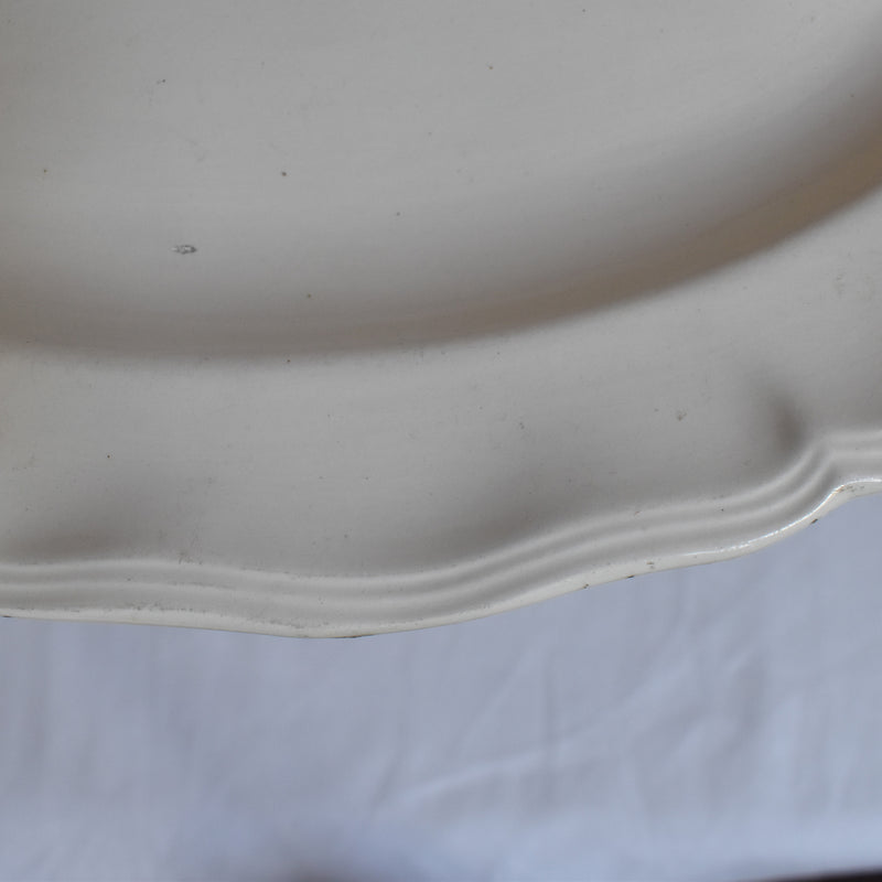 Antique Raviere Sarreguemines Scalloped Edge B