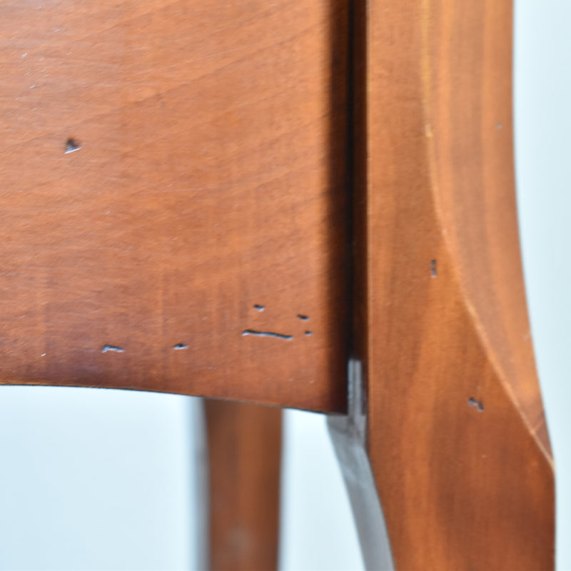 Vintage Oval Side Table - Cherrywood