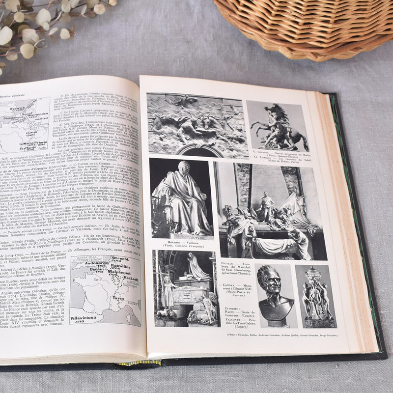 Vintage Encyclopedia Encyclopédie autodidactique Quillet III