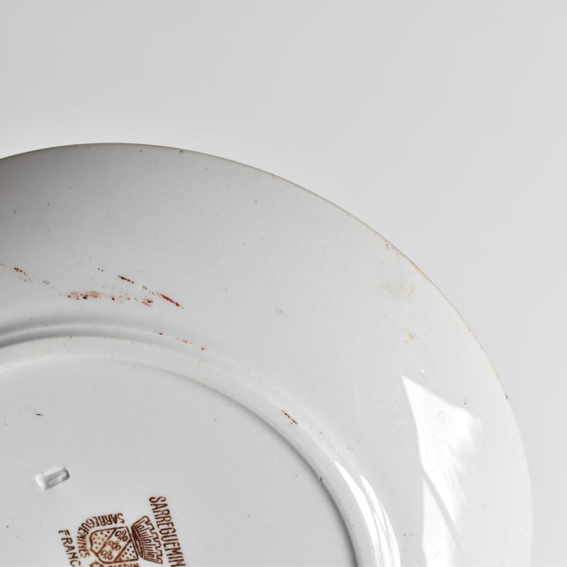 Antique Saucer Sarreguemines Kyoto C