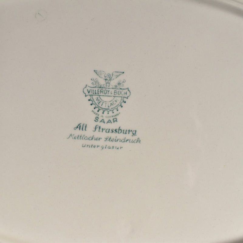 Vintage Oval Platter, Villeroy & Boch, Alt Strassburg