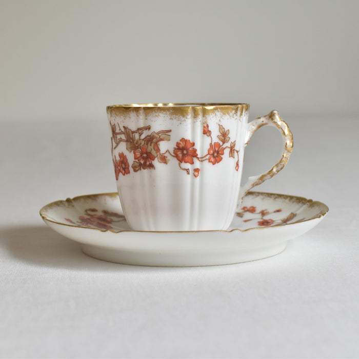 アンティーク カップ＆ソーサー Guerre / Dijon B