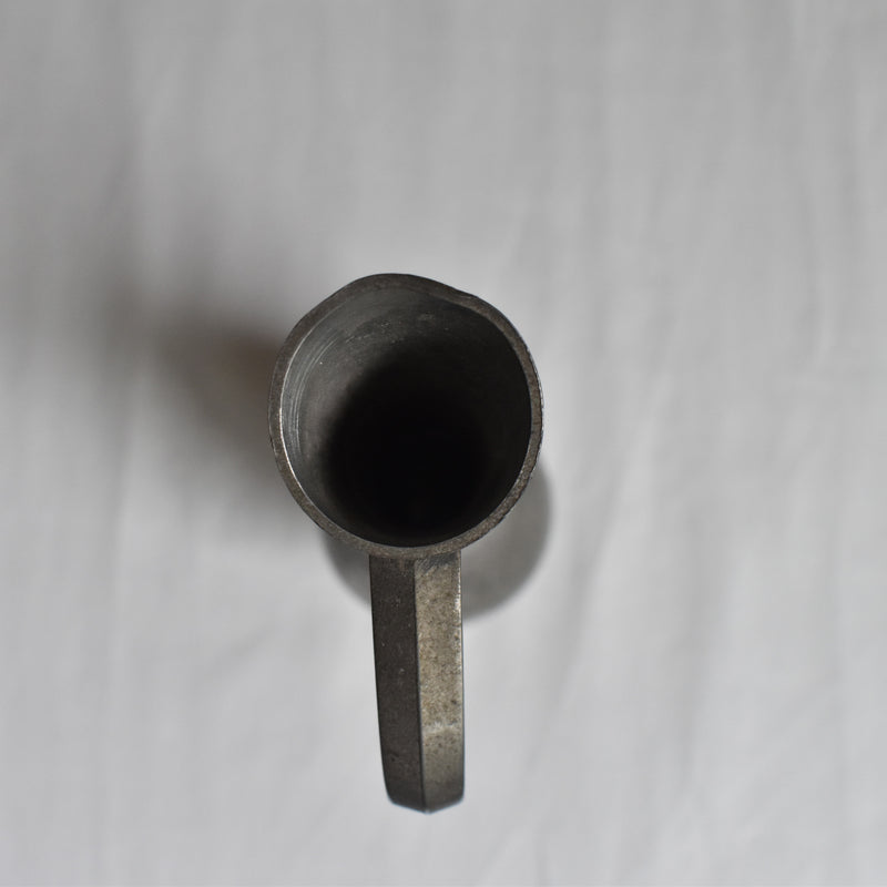 Vintage pewter vase