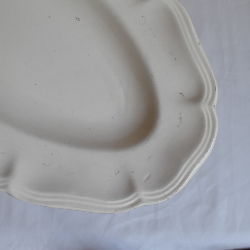 Antique Raviere Sarreguemines Scalloped Edge B