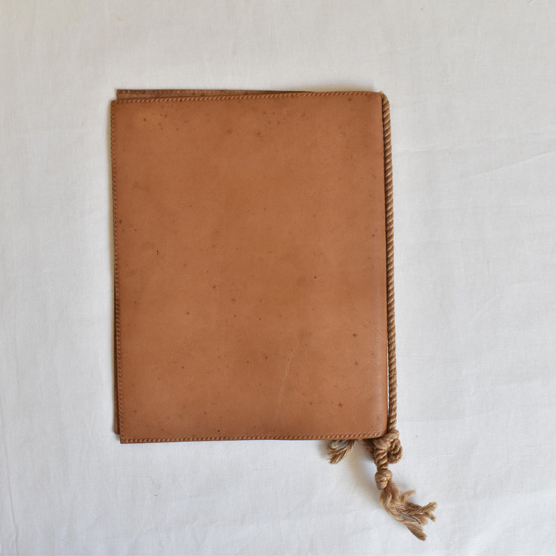 Antique Leather Book Cover