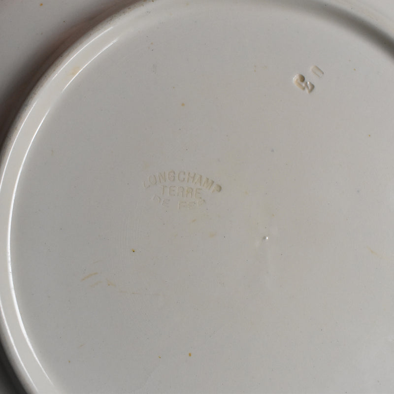 Antique Plate Longchamp Iris A