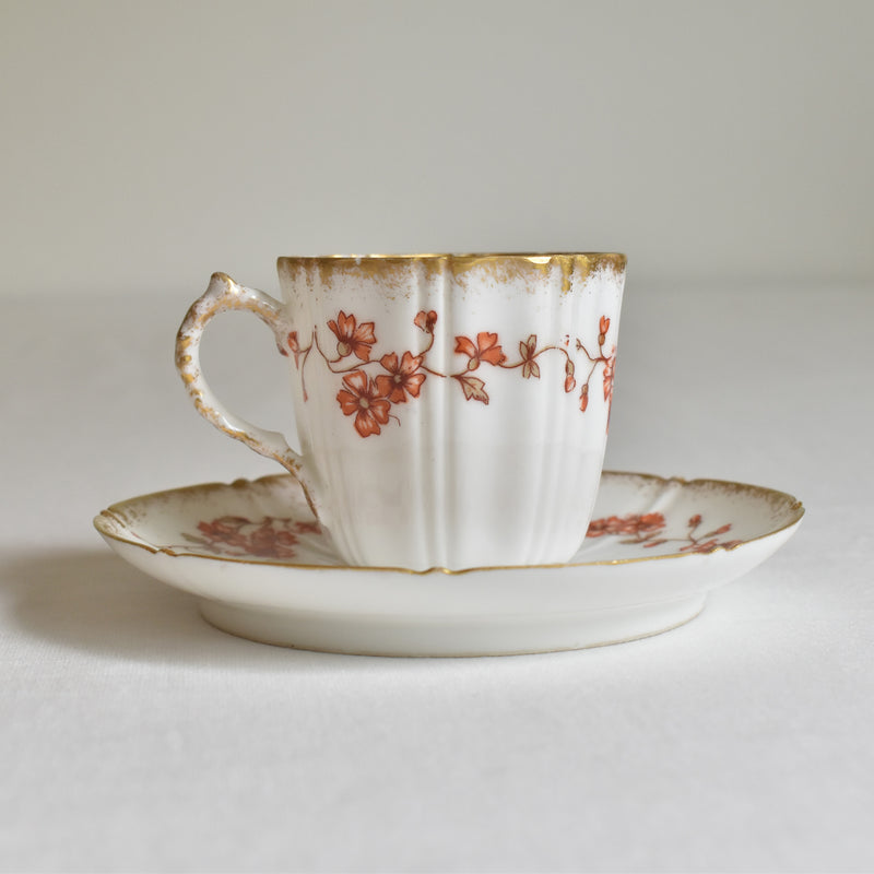Antique Cup & Saucer Guerre / Dijon B