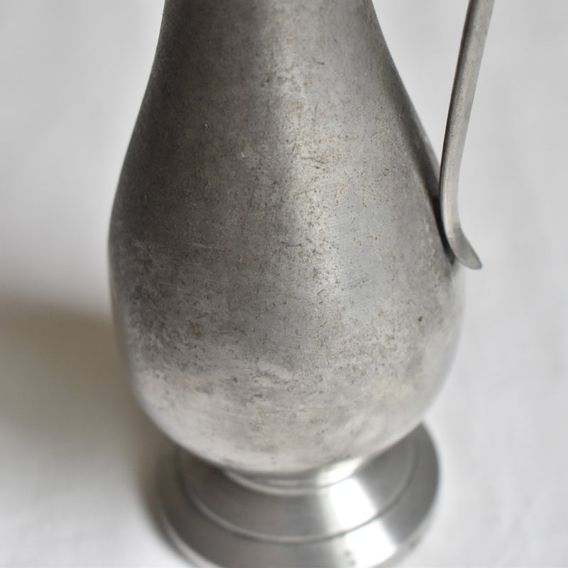 Vintage pewter vase