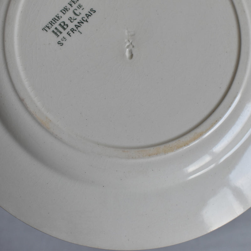 Antique Plate HB&Cie Oiseaux B