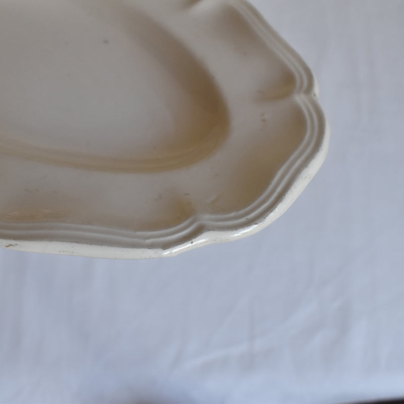Antique Raviere Sarreguemines Scalloped Edge B