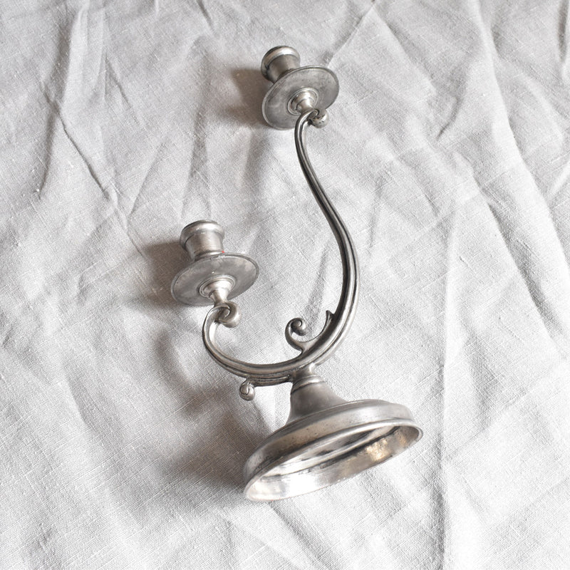 ピューター　キャンドルホルダー　2点セット