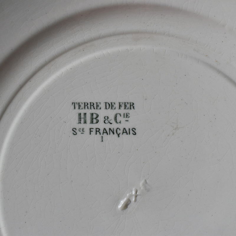 Antique Plate HB&Cie Oiseaux B