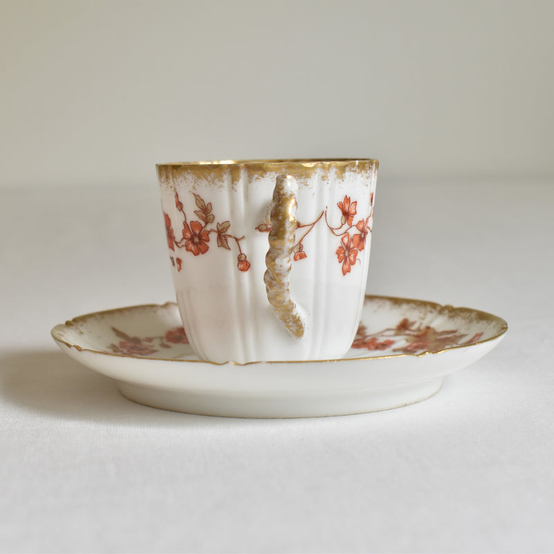 Antique Cup & Saucer Guerre / Dijon B