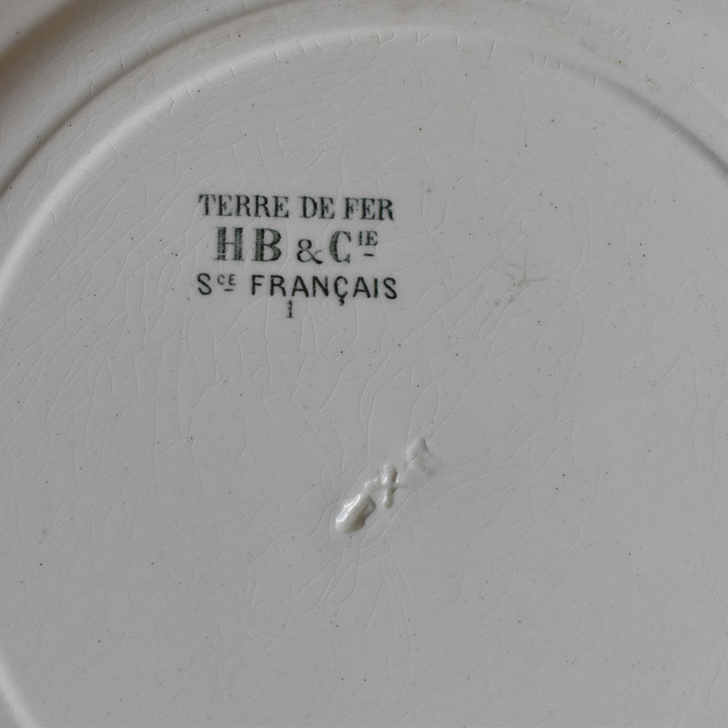 Antique Plate HB&Cie Oiseaux B