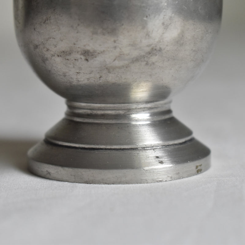 Vintage pewter vase