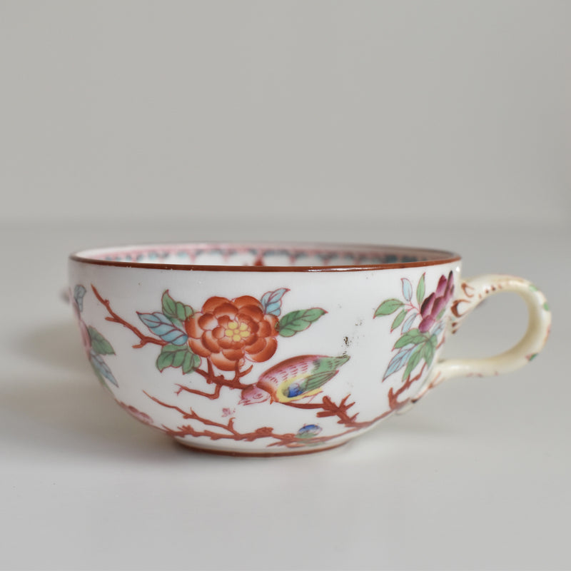 Antique Cup & Saucer Sarreguemines Minton 252 G