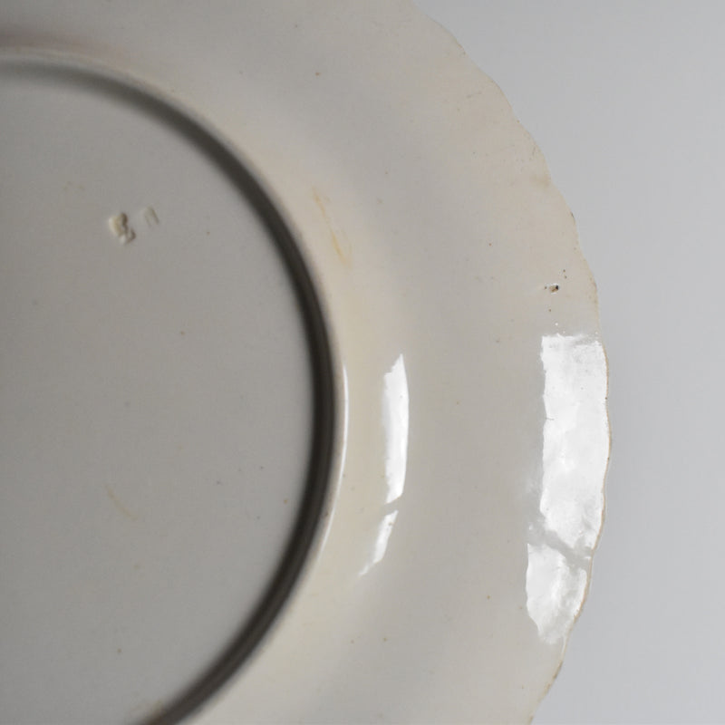 Antique Plate Longchamp Iris A
