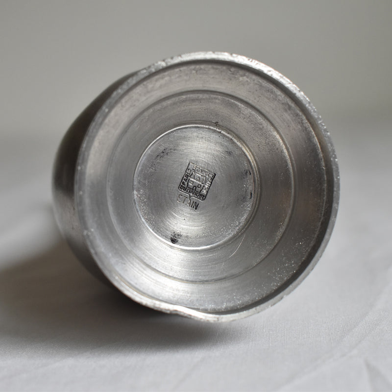 Vintage pewter vase