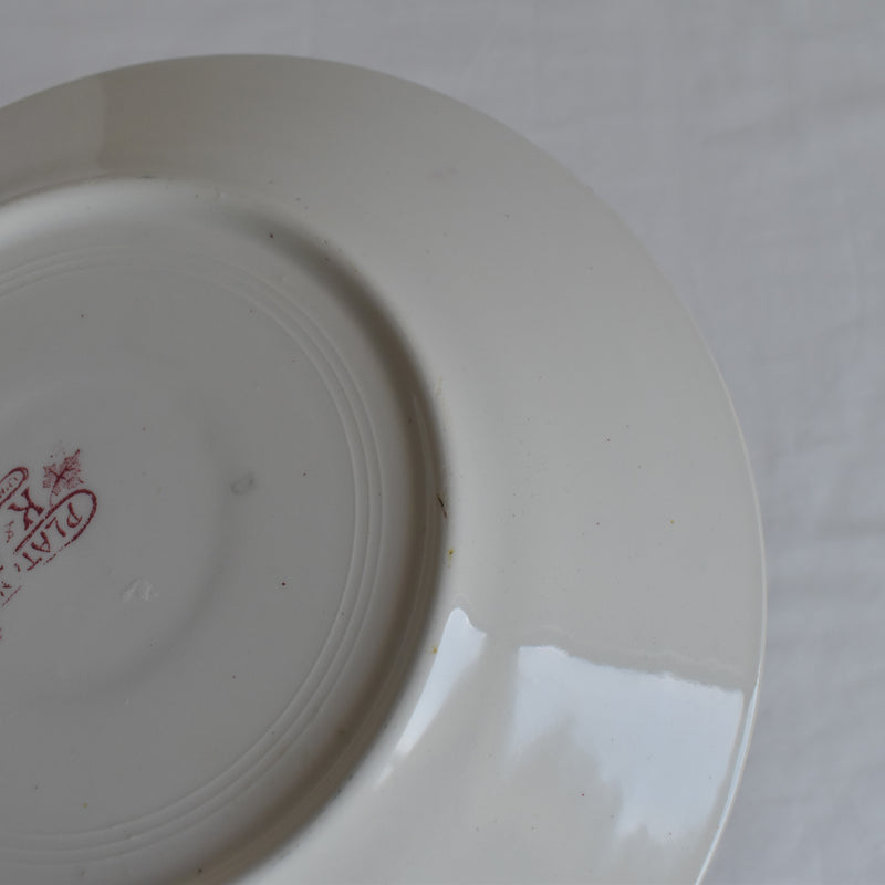 Antique Plate K&G Luneville Platane D