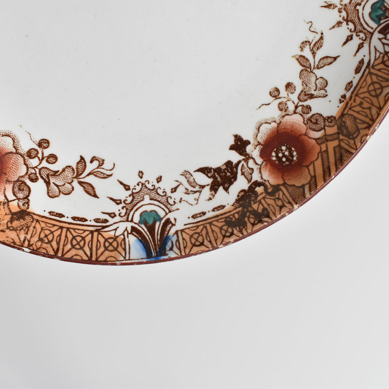 Antique Saucer Sarreguemines Kyoto C