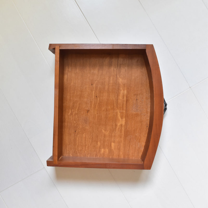 Vintage Oval Side Table - Cherrywood