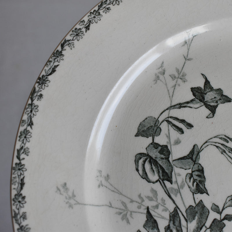 Antique Plate HB&Cie Oiseaux B
