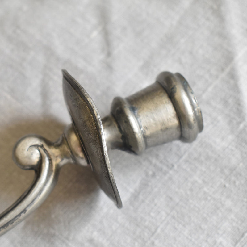 ピューター　キャンドルホルダー　2点セット