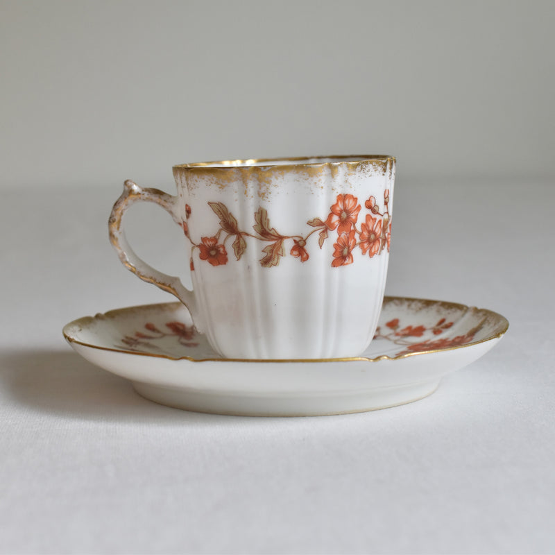 Antique Cup & Saucer Guerre / Dijon A