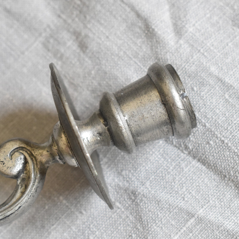 ピューター　キャンドルホルダー　2点セット