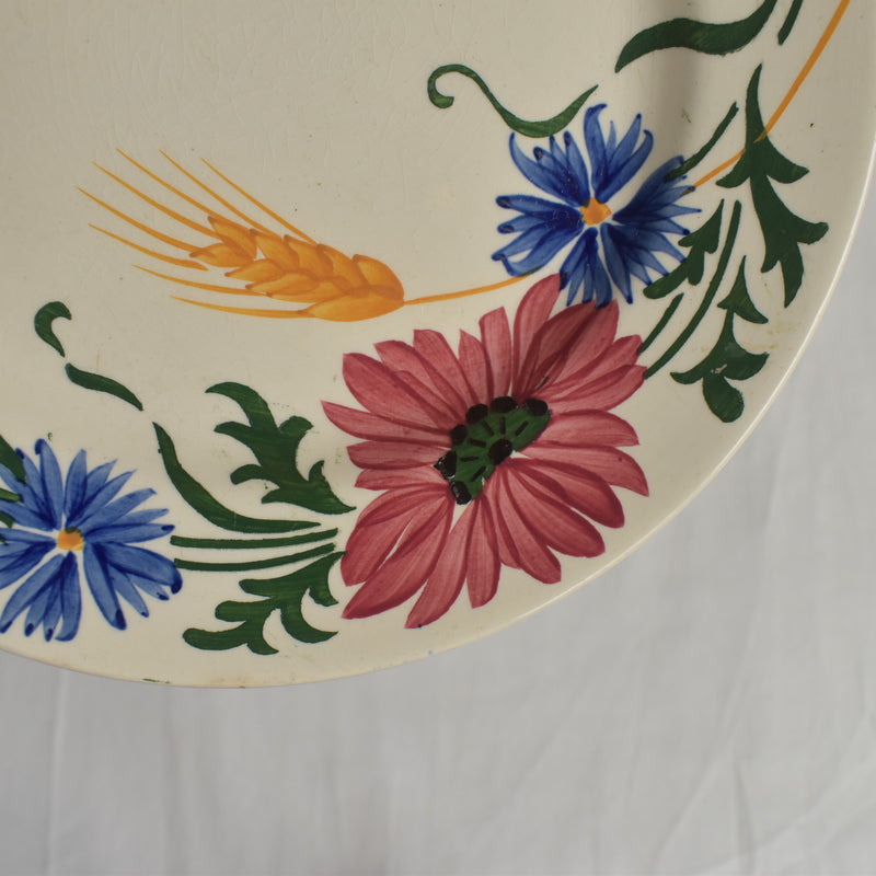 Antique Dessert Plate - Sarreguemines Messidor J
