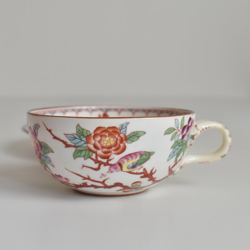 Antique Cup & Saucer Sarreguemines Minton 252 H