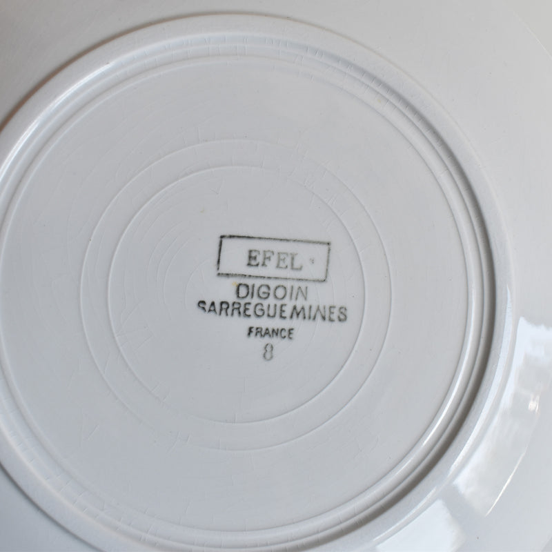 Vintage Plate, Digoin & Sarreguemines Efel I