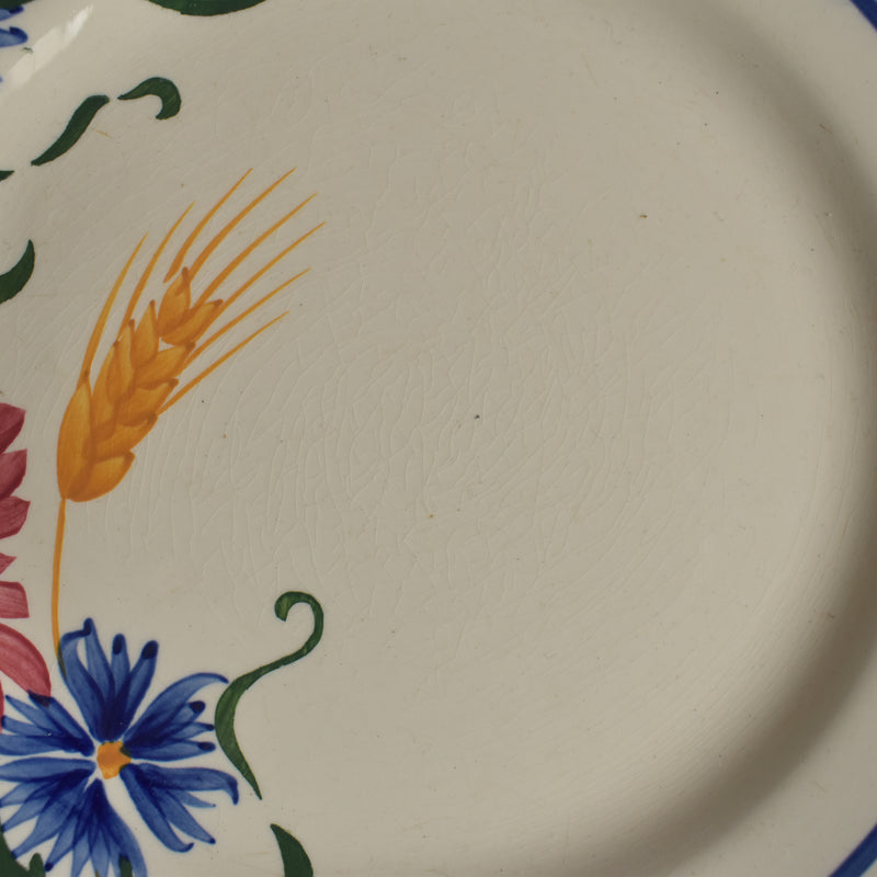 Antique Dessert Plate - Sarreguemines Messidor J